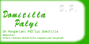 domitilla palyi business card
